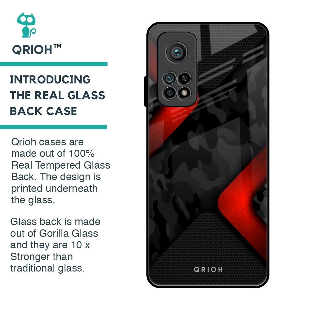 Modern Camo Abstract Glass Case for Xiaomi Mi 10T