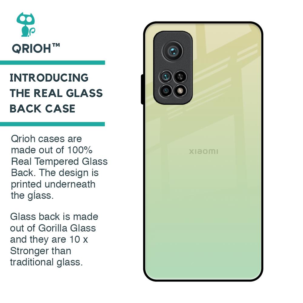 Mint Green Gradient Glass Case for Xiaomi Mi 10T