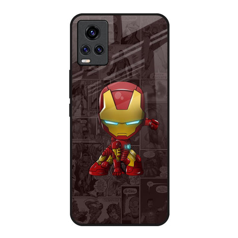 Angry Baby Super Hero Vivo V20 Glass Back Cover Online
