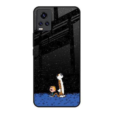 Night Sky Star Vivo V20 Glass Back Cover Online