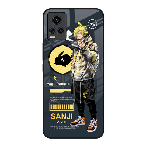 Cool Sanji Vivo V20 Glass Back Cover Online