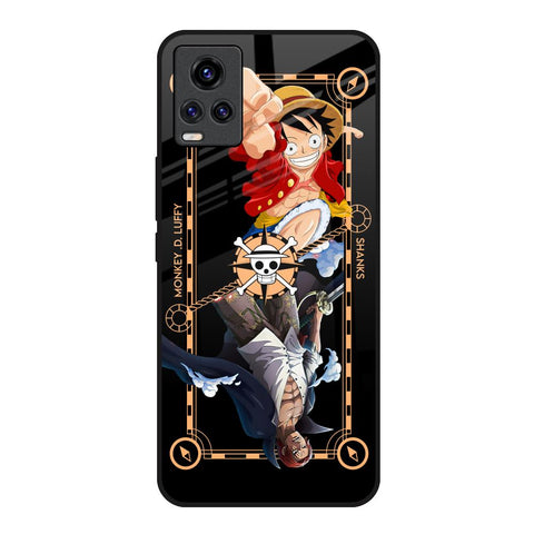 Shanks & Luffy Vivo V20 Glass Back Cover Online