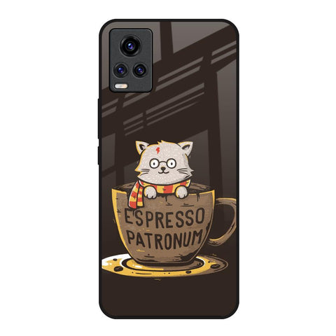 Tea With Kitty Vivo V20 Glass Back Cover Online