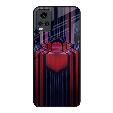 Super Art Logo Vivo V20 Glass Back Cover Online