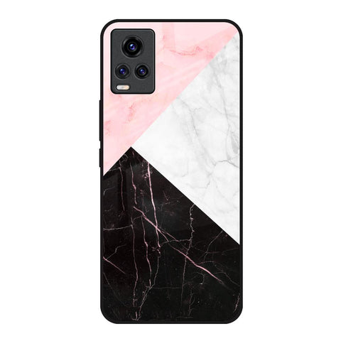 Marble Collage Art Vivo V20 Glass Back Cover Online