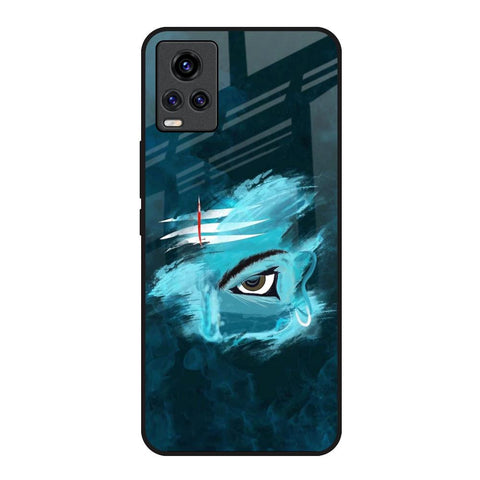 Power Of Trinetra Vivo V20 Glass Back Cover Online