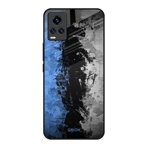 Dark Grunge Vivo V20 Glass Back Cover Online