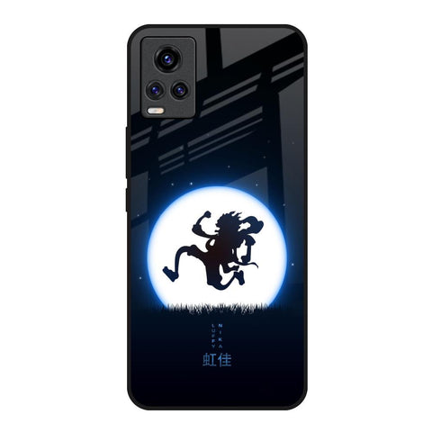 Luffy Nika Vivo V20 Glass Back Cover Online