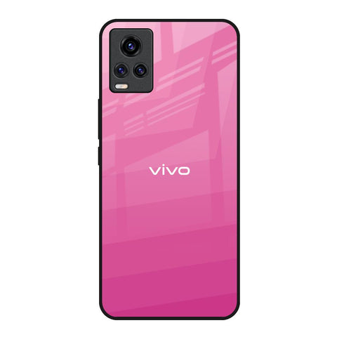 Pink Ribbon Caddy Vivo V20 Glass Back Cover Online