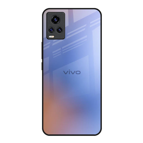 Blue Aura Vivo V20 Glass Back Cover Online