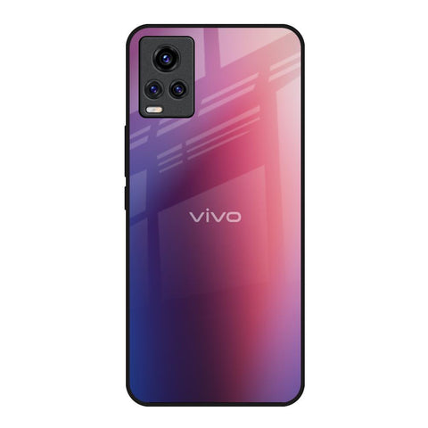 Multi Shaded Gradient Vivo V20 Glass Back Cover Online