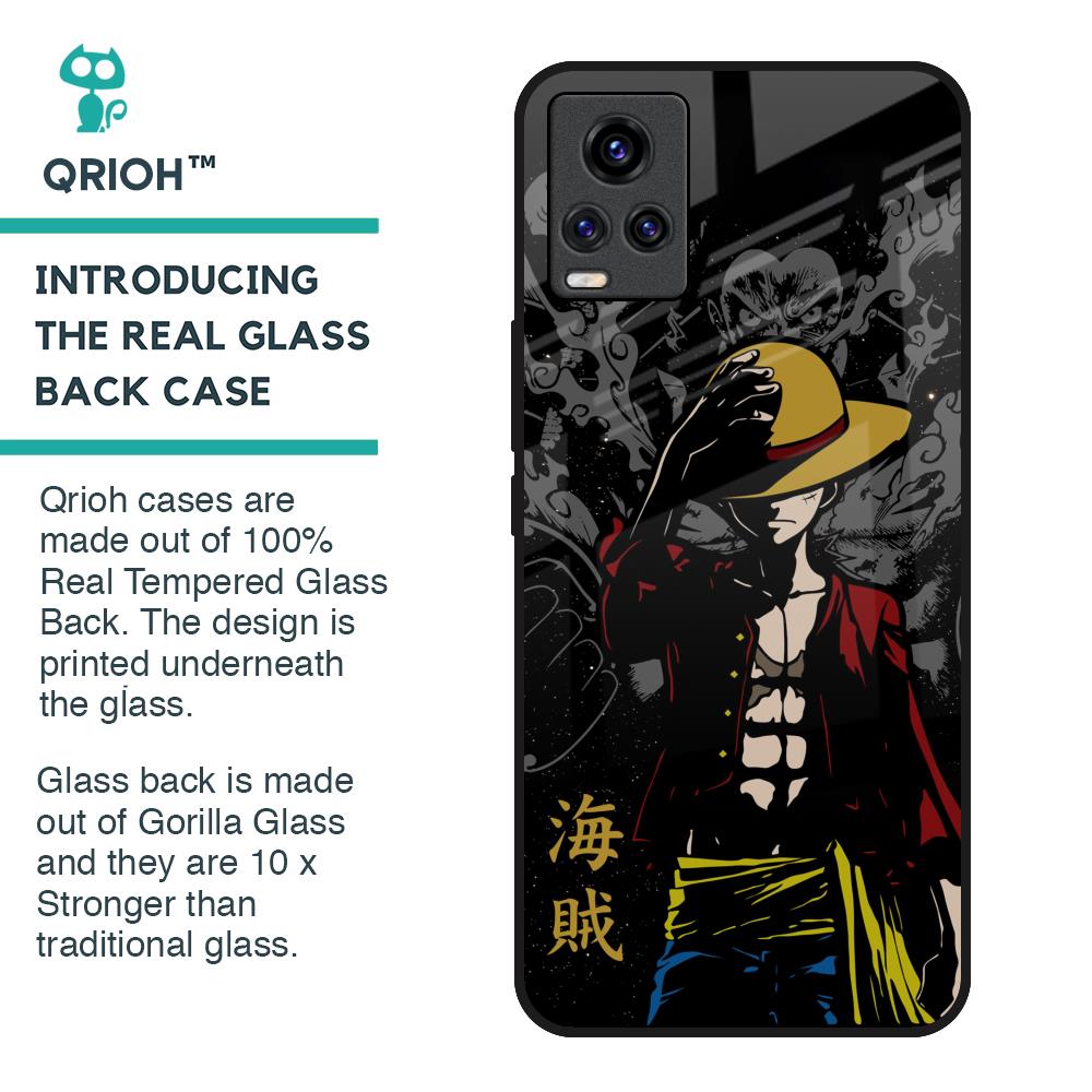 Dark Luffy Glass Case for Vivo V20