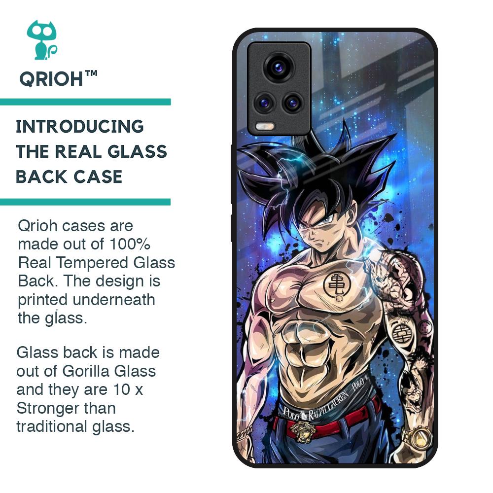 Branded Anime Glass Case for Vivo V20
