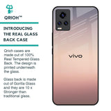Golden Mauve Glass Case for Vivo V20