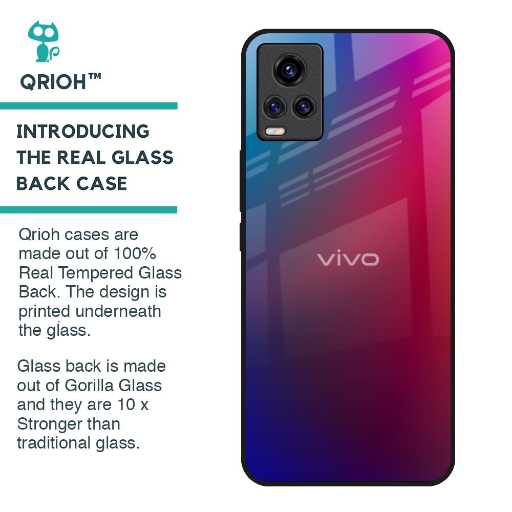 Magical Color Shade Glass Case for Vivo V20