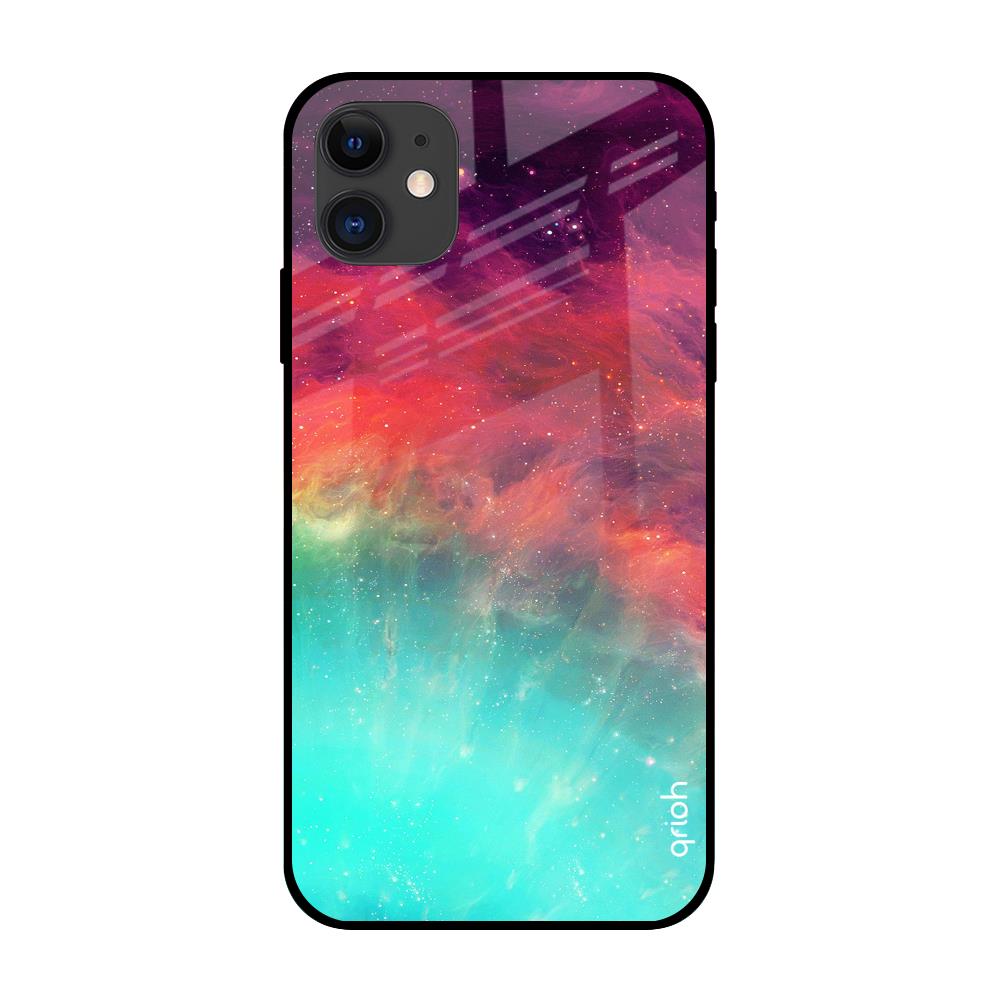 Colorful Aura iPhone 12 Glass Back Cover Online