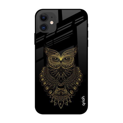 Golden Owl iPhone 12 Glass Back Cover Online