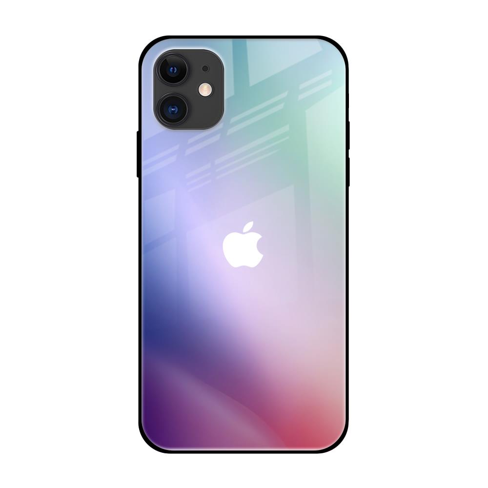 Abstract Holographic iPhone 12 Glass Back Cover Online
