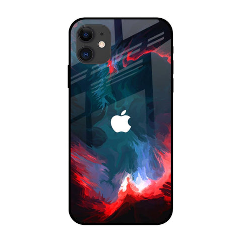 Brush Art iPhone 12 Glass Back Cover Online