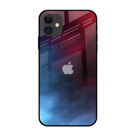 Smokey Watercolor iPhone 12 Glass Back Cover Online