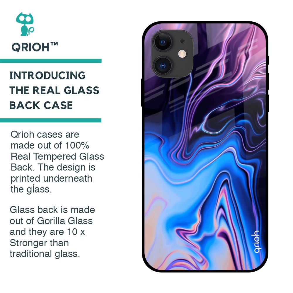 Psychic Texture Glass Case for iPhone 12