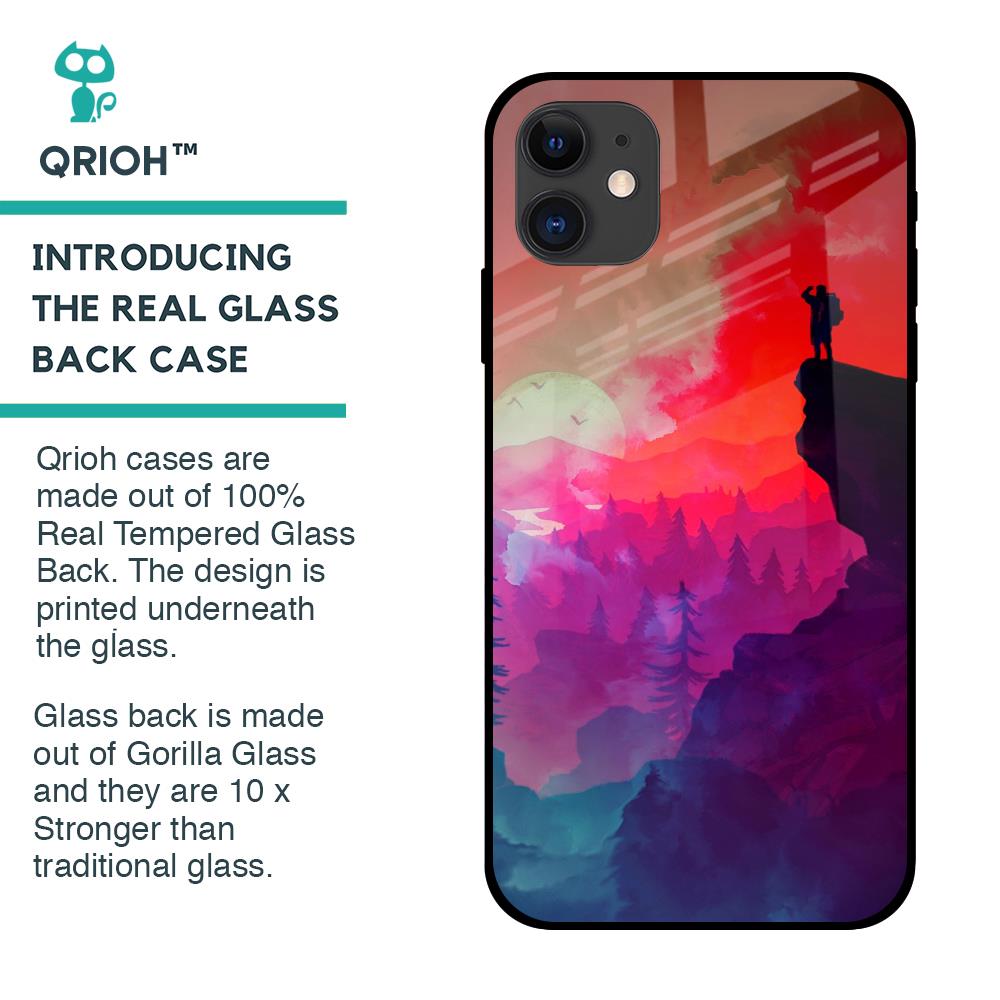 Dream So High Glass Case For iPhone 12