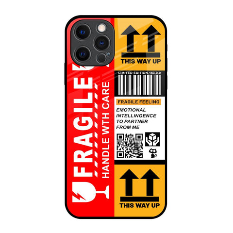 Handle With Care iPhone 12 Pro Glass Back Cover Online