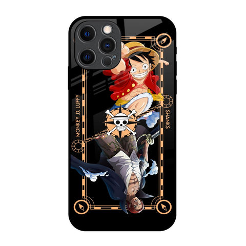Shanks & Luffy iPhone 12 Pro Glass Back Cover Online