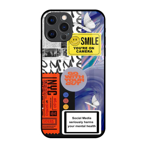 Smile for Camera iPhone 12 Pro Glass Back Cover Online