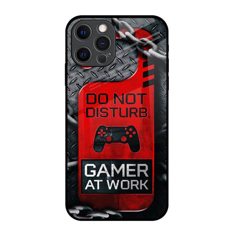 Do No Disturb iPhone 12 Pro Glass Back Cover Online