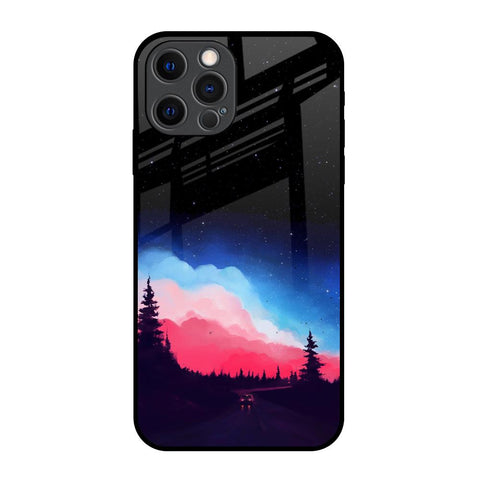 Drive In Dark iPhone 12 Pro Glass Back Cover Online
