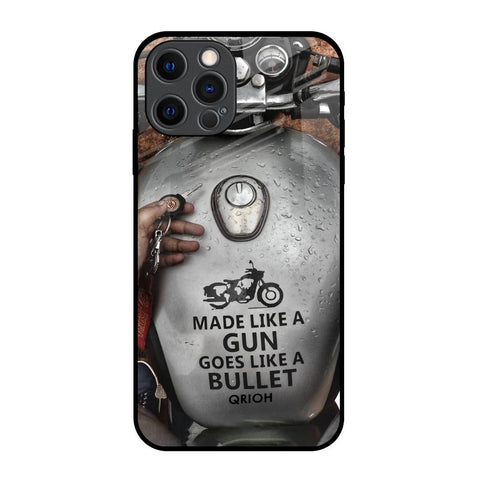 Royal Bike iPhone 12 Pro Glass Back Cover Online