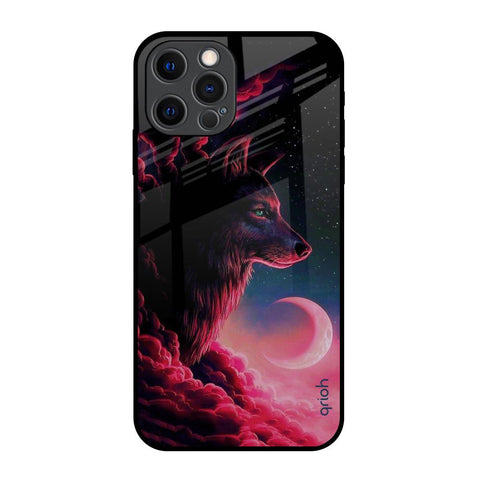 Moon Wolf iPhone 12 Pro Glass Back Cover Online