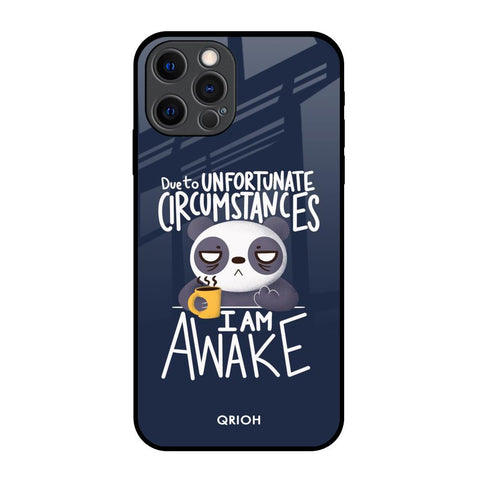 Struggling Panda iPhone 12 Pro Glass Back Cover Online