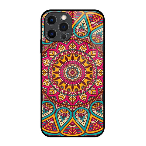 Elegant Mandala iPhone 12 Pro Glass Back Cover Online