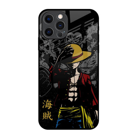 Dark Luffy iPhone 12 Pro Glass Back Cover Online