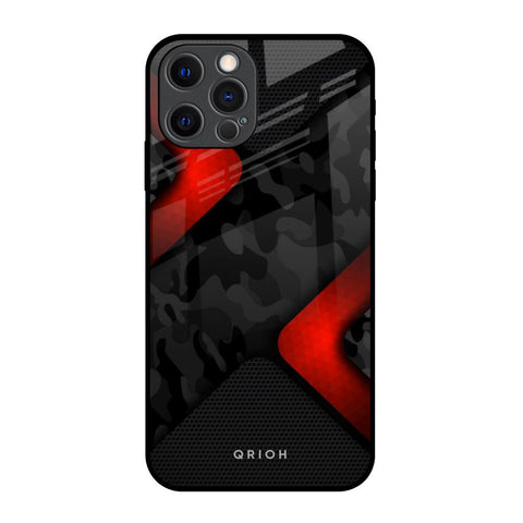 Modern Camo Abstract iPhone 12 Pro Glass Back Cover Online
