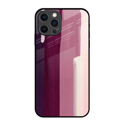 Brush Stroke Art iPhone 12 Pro Glass Back Cover Online