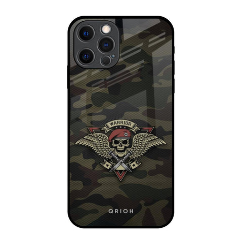Army Warrior iPhone 12 Pro Glass Back Cover Online