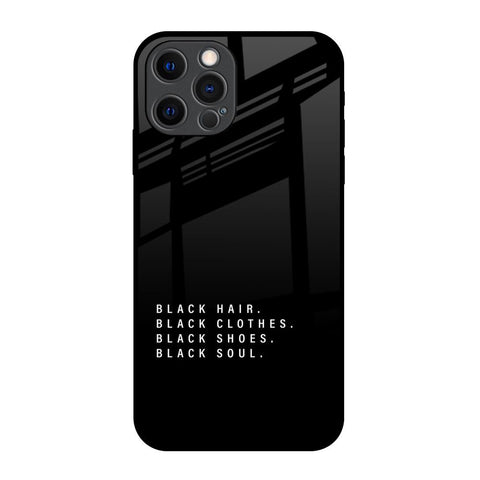 Black Soul iPhone 12 Pro Glass Back Cover Online
