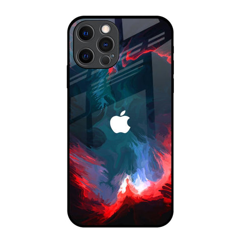 Brush Art iPhone 12 Pro Glass Back Cover Online