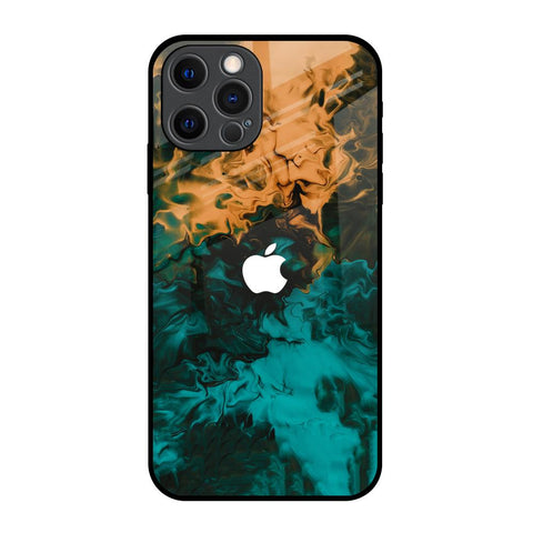 Watercolor Wave iPhone 12 Pro Glass Back Cover Online