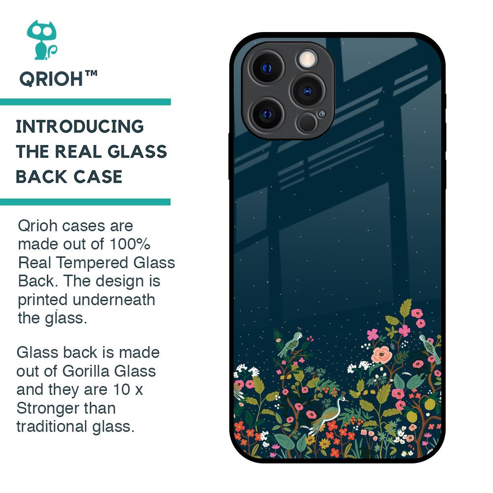 Small Garden Glass Case For iPhone 12 Pro