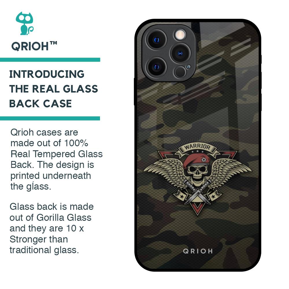 Army Warrior Glass Case for iPhone 12 Pro