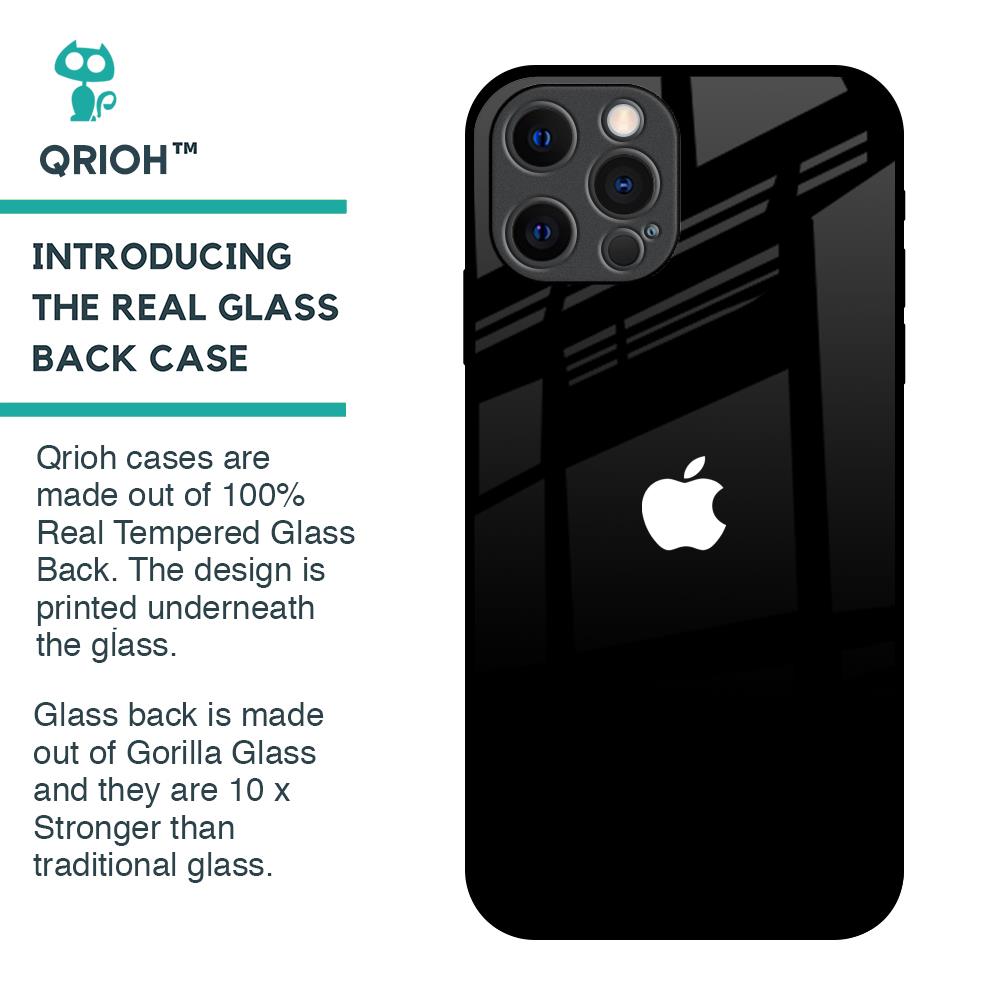 Jet Black Glass Case for iPhone 12 Pro