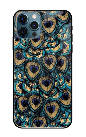 Peacock Feathers iPhone 12 Pro Glass Cases & Covers Online