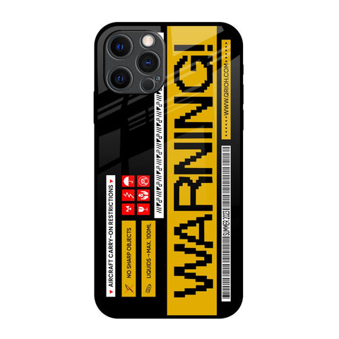 Aircraft Warning iPhone 12 Pro Max Glass Back Cover Online