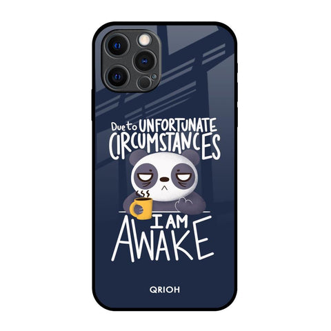 Struggling Panda iPhone 12 Pro Max Glass Back Cover Online