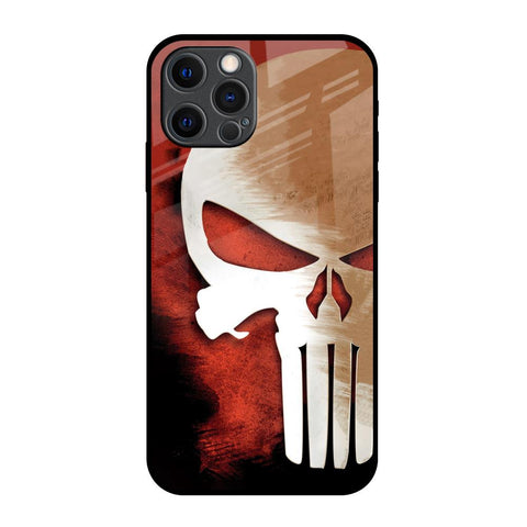 Red Skull iPhone 12 Pro Max Glass Back Cover Online