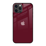 Classic Burgundy iPhone 12 Pro Max Glass Back Cover Online